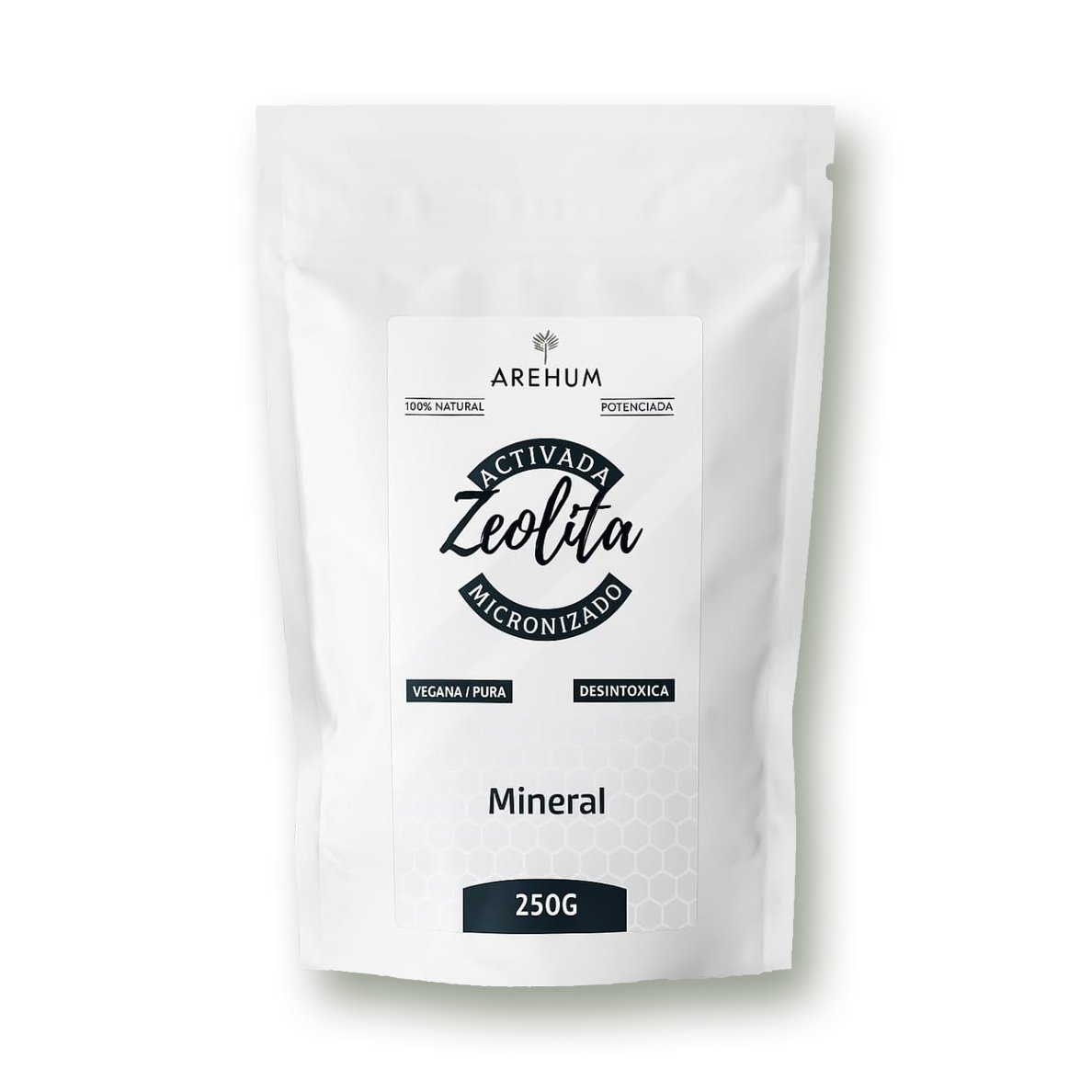 Zeólita Clinoptilolita Premium 250g – 100% Pura, Natural e Vegana - AREHUM