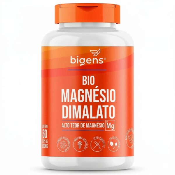 Magnésio Dimalato Vegano